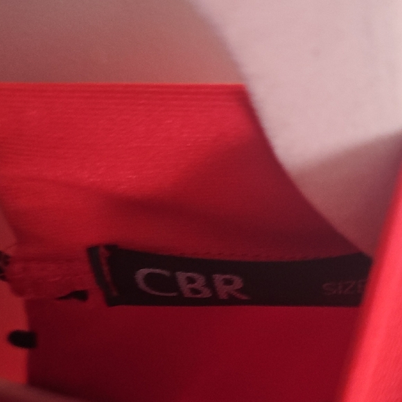 CBR Red Ruffle Mini Dress - Picture 2 of 5